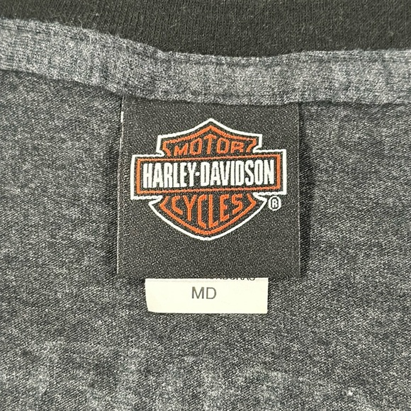 Harley-Davidson Women’s Stone Embellished Gradient Top - M - Picture 4 of 6
